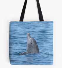 Bottlenose dolphin spy-hop Tote Bag