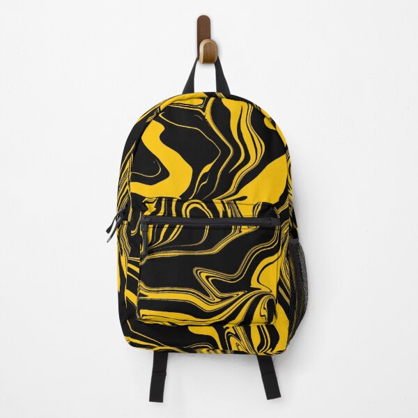 Item preview, Black and Yellow Abstract Melt designed and sold by WildNClassyFun.