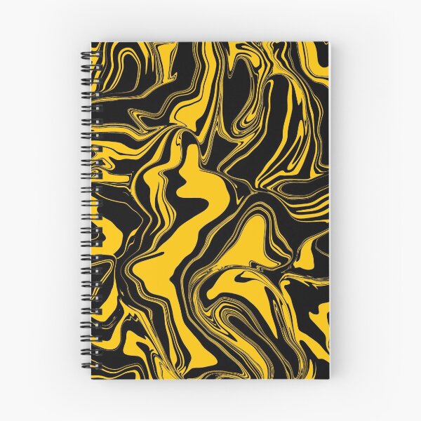 Item preview, Black and Yellow Abstract Melt designed and sold by WildNClassyFun.