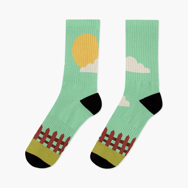 Item preview, Retro Cute Picket Fence Summer Sun  designed and sold by IamTrending.