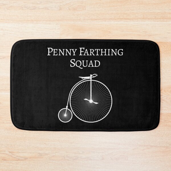 Item preview, Old Fashioned High Wheel Bike Cyclist Penny Farthing Squad print designed and sold by jakehughes2015.