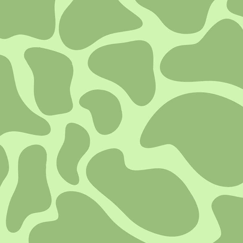 "green cow print" by PoliticalFemale | Redbubble