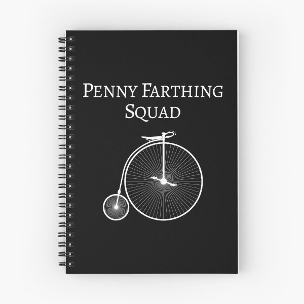 Item preview, Old Fashioned High Wheel Bike Cyclist Penny Farthing Squad print designed and sold by jakehughes2015.