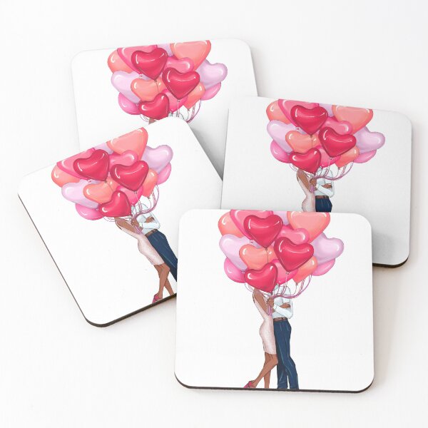 Item preview, Man holding balloons for love, valentine's day couple  designed and sold by ArctiumStudio.