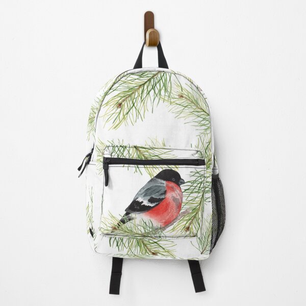 Item preview, Pattern with bullfinches. Watercolor designed and sold by Shilovka.
