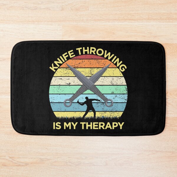 Item preview, Knife Throwing Is My Therapy design designed and sold by jakehughes2015.