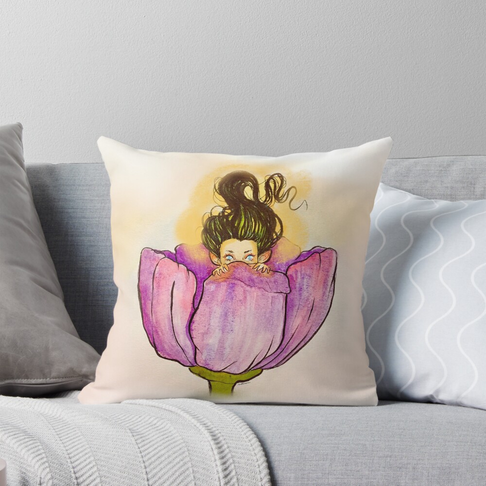 Item preview, Throw Pillow designed and sold by Wittlewon.