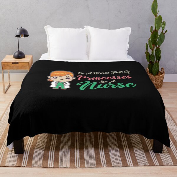 Item preview, In A World Full Of Princesses Be A Nurse , Funny Gift Idea For Nurse designed and sold by awesomedraw.