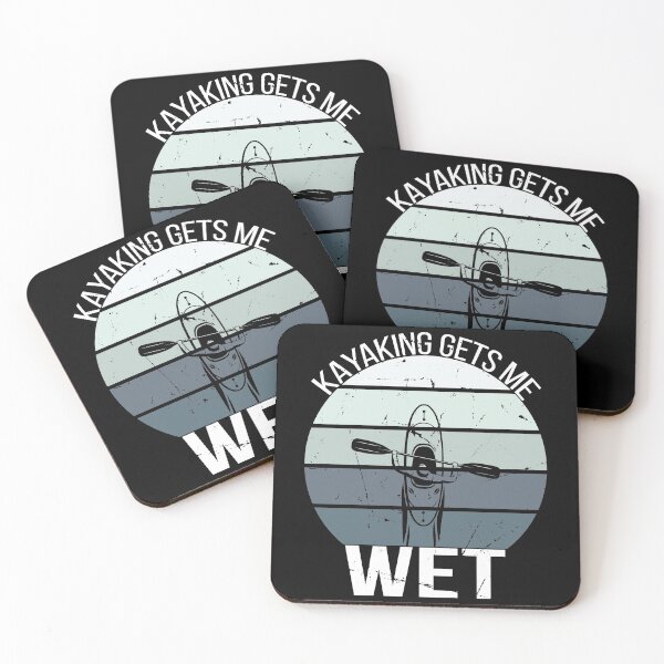 Item preview, Kayaking gets me wet - vintage distressed designed and sold by Gaalaxyz.