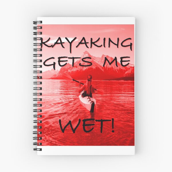 Item preview, Kayaking Gets Me Wet poster designed and sold by EdwardMonet.