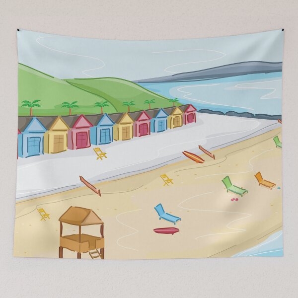 Item preview, 1980s Retro Ocean Summer Beach  designed and sold by IamTrending.