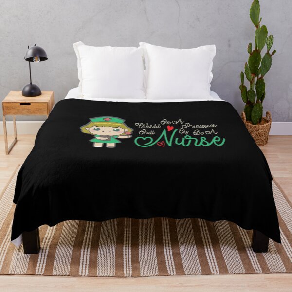 Item preview, In A World Full Of Princesses Be A Nurse , Funny Gift Idea For Nurse designed and sold by awesomedraw.