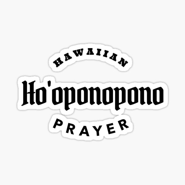 Aperçu de l'œuvre Prière hawaïenne de pardon Ho'oponopono créée et vendue par Tovahblue.
