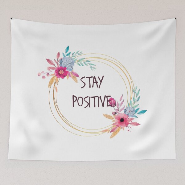 Item preview, Stay positive, mental wellbeing designed and sold by yoshra.