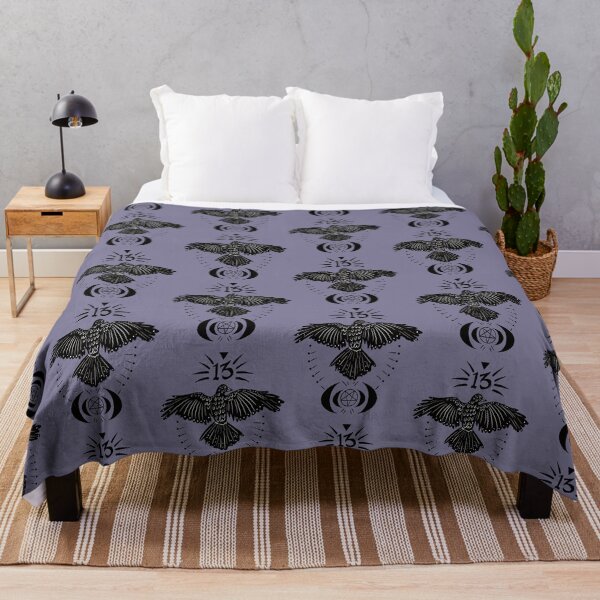 Item preview, Black Bird with Number 13 and Moon designed and sold by SurlyAmy.