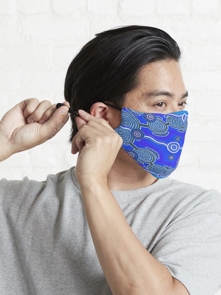 Alternate view of Ocean Stone Abstract Mask