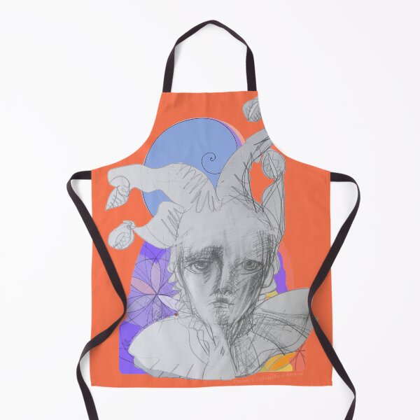 Item preview, "Pierrot Melancholy - Blue" Original Hand Drawing by Alice CCI designed and sold by VanyssaGraphics.