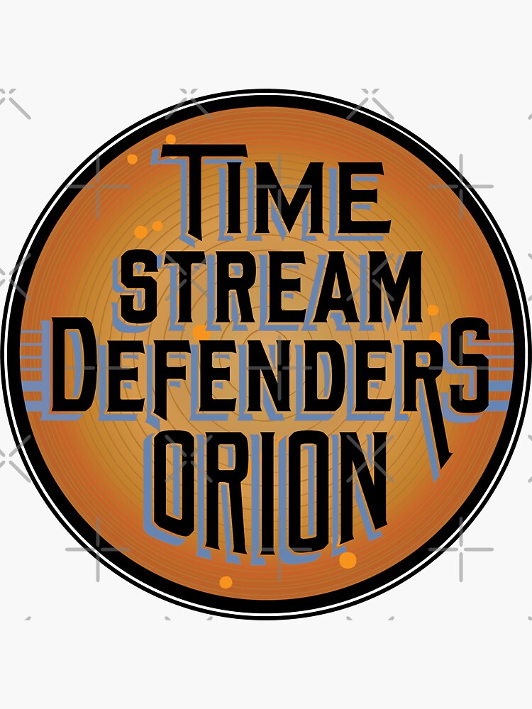 Thumbnail 3 of 3, Sticker, Timestream Defenders Orion designed and sold by CrownAndThistle.