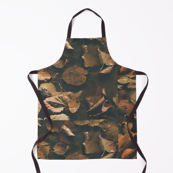 Item preview, Autumn leaves in a puddle - photography designed and sold by greatnorris.