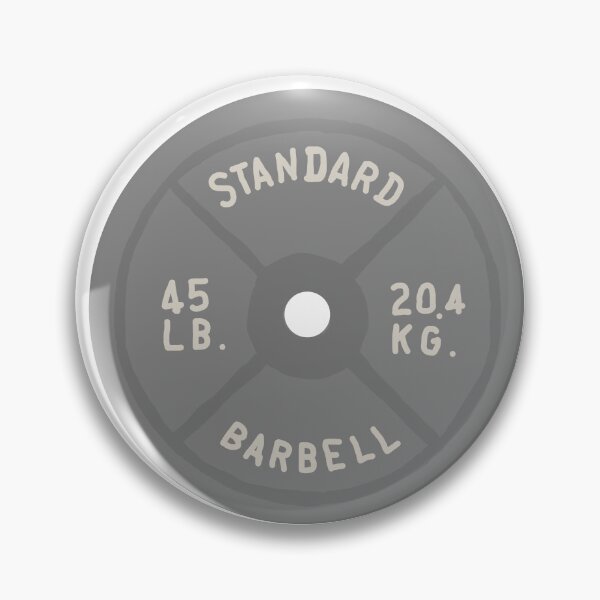 Item preview, Standard Barbell Plate designed and sold by KingRockStudios.