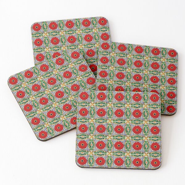 Item preview, Mexican Traditional  Vintage Decorative Tile Flower Pattern Mosaic Wall designed and sold by worldways.