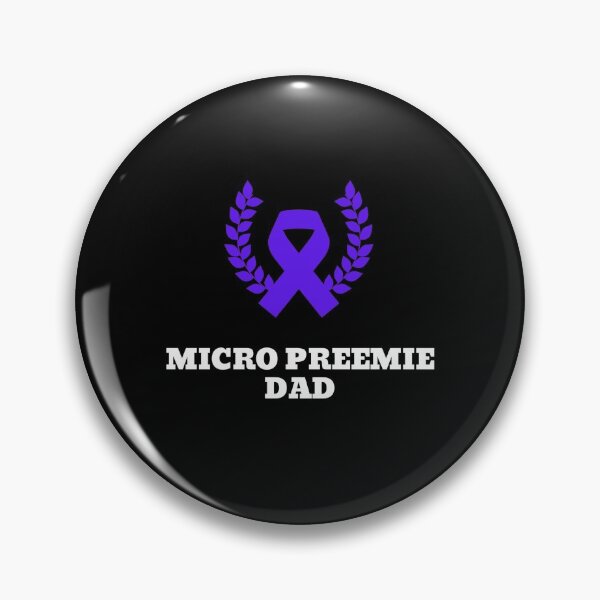 Item preview, micro preemie dad proud awareness ribbon designed and sold by Jeangel97.