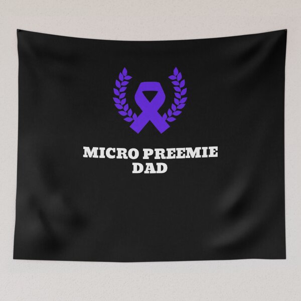 Item preview, micro preemie dad proud awareness ribbon designed and sold by Jeangel97.