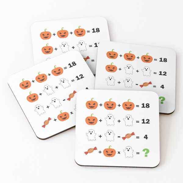 Item preview, Order of Operations Halloween Quiz Funny Math Teacher designed and sold by TheMattDesigns.
