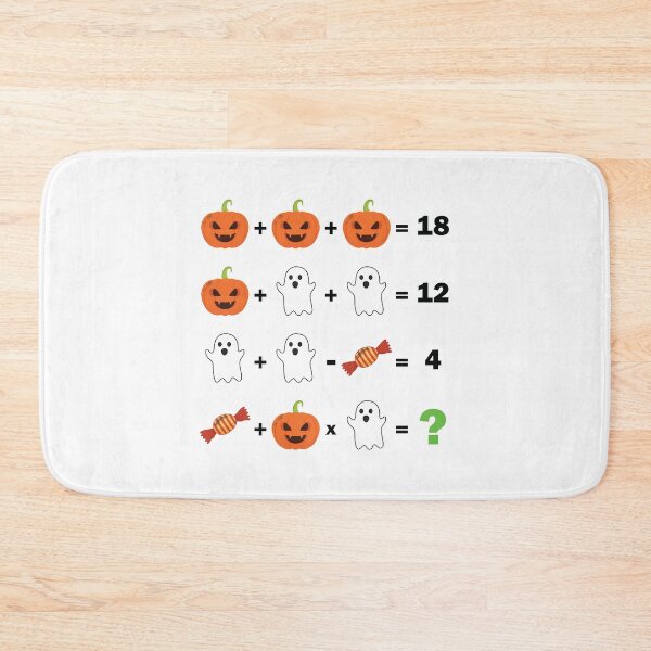 Item preview, Order of Operations Halloween Quiz Funny Math Teacher designed and sold by TheMattDesigns.