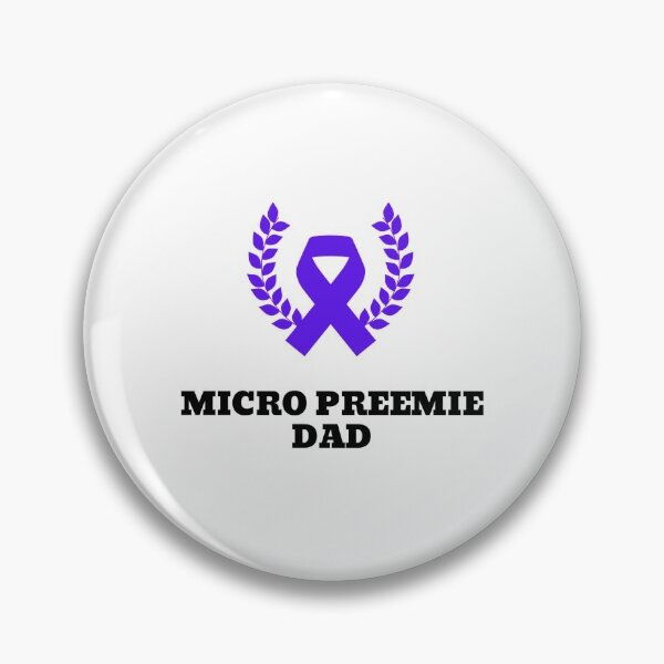Item preview, micro preemie dad proud awareness ribbon designed and sold by Jeangel97.