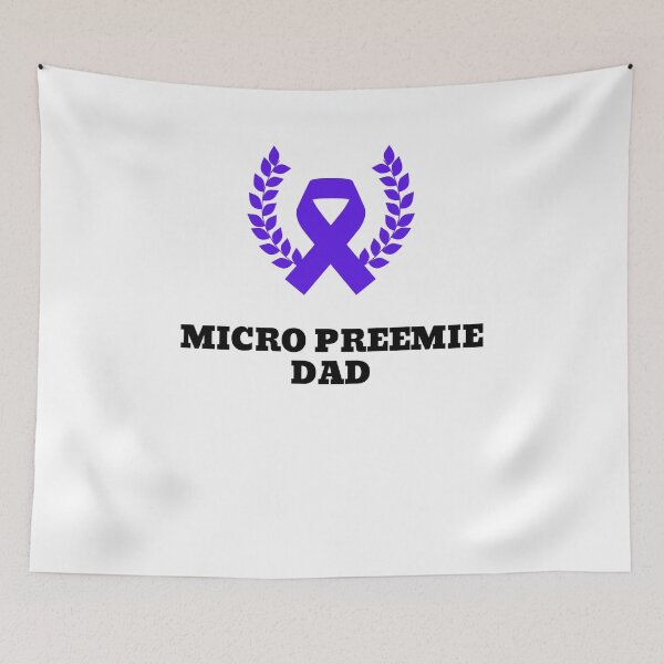 Item preview, micro preemie dad proud awareness ribbon designed and sold by Jeangel97.