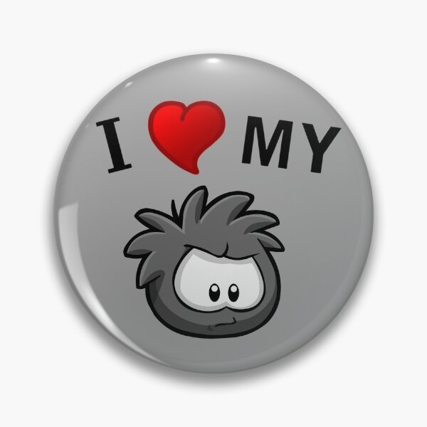 Item preview, I love my Black Puffle  designed and sold by CandyAcid.