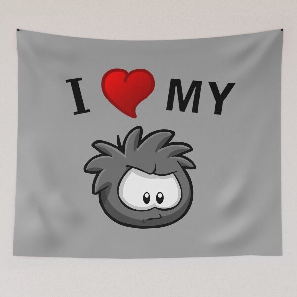 Item preview, I love my Black Puffle  designed and sold by CandyAcid.