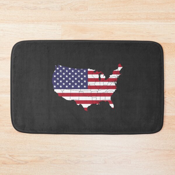 Item preview, United States Mainland Flag Map with regions designed and sold by Alo.