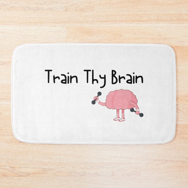 Item preview, Train Thy Brain Funny Mental Health Awareness designed and sold by SAVWIS.