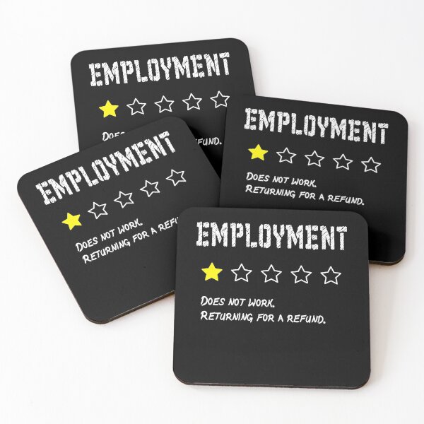 Item preview, EMPLOYMENT -  would not recommend review. designed and sold by patriotazx.