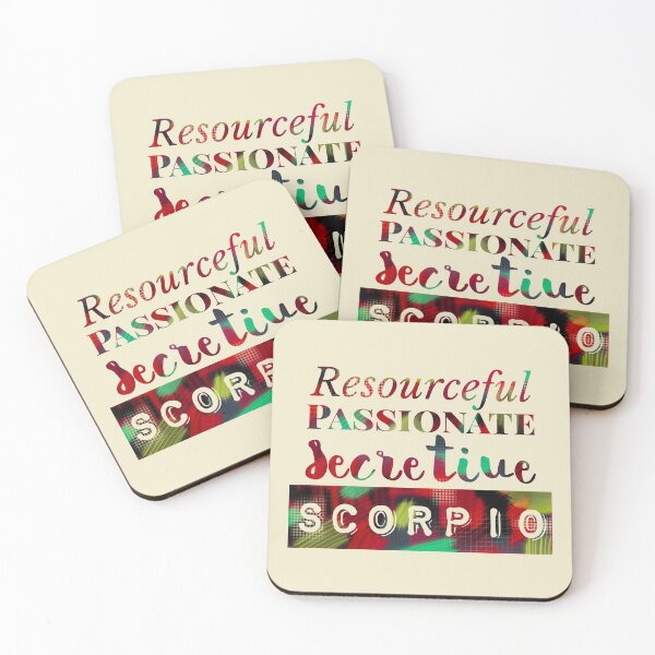 Item preview, Scorpio Zodiac Sign Bright and Cheerful Pattern  designed and sold by AMSonArt.