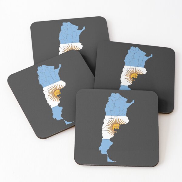Item preview, Argentina Flag Map with regions designed and sold by Alo.