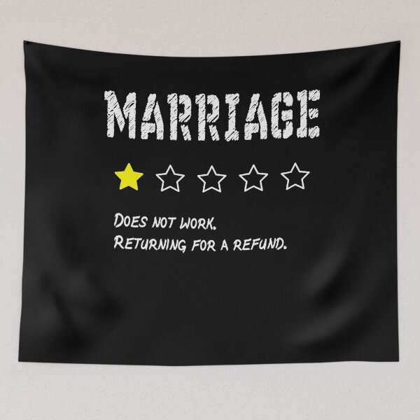 Item preview, MARRIAGE -  ONE STAR RATING REVIEW designed and sold by patriotazx.