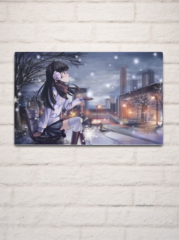 Kuroneko  Metal Print for Sale by Lazydash