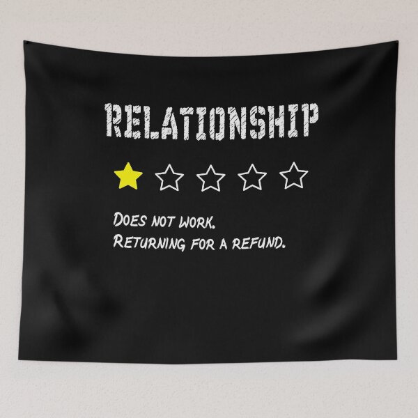 Item preview, RELATIONSHIP -  ONE STAR RATING REVIEW designed and sold by patriotazx.