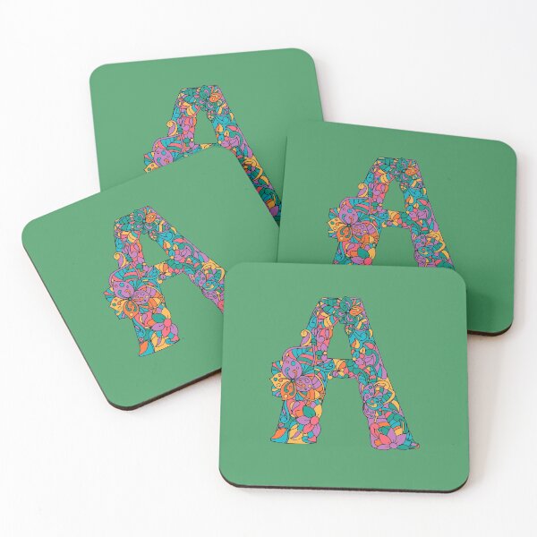 Item preview, Letter A personalised name print  designed and sold by melbournegirl.