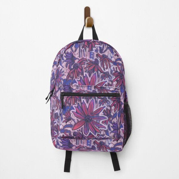 Item preview, Jerusalem Artichoke, Vintage Floral Pattern, Pink Blue designed and sold by Julia Khoroshikh.