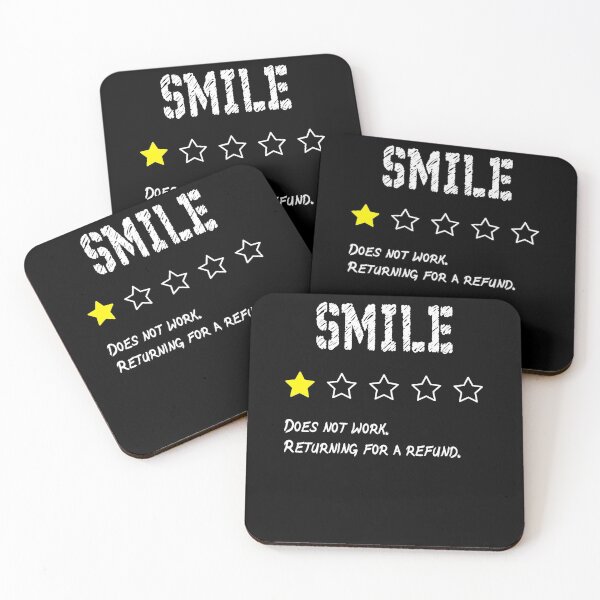 Item preview, SMILE -  ONE STAR RATING REVIEW designed and sold by patriotazx.