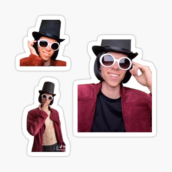 Willy Wonka TikTok Sticker