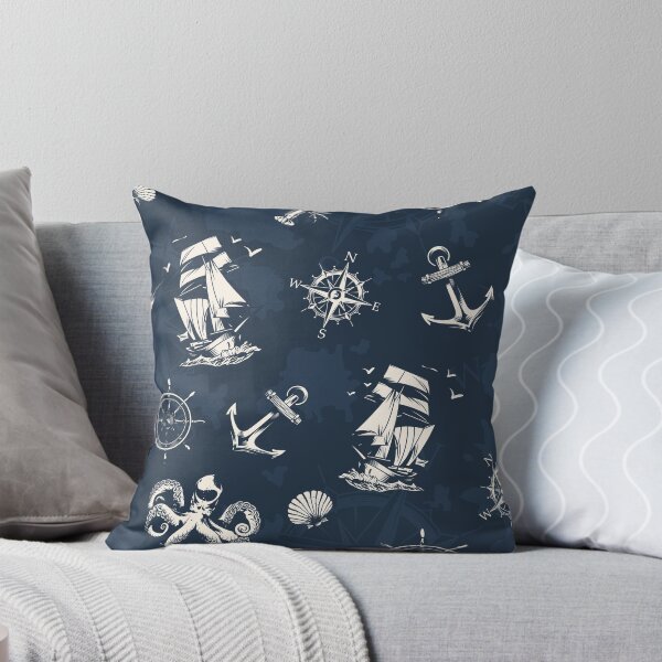 Item preview, Vintage Nautical And Sea Pattern designed and sold by Vector Scout Lab.