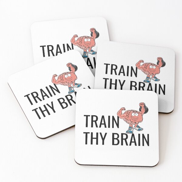 Item preview, Train Thy Brain Funny Mental Health Awareness designed and sold by SAVWIS.