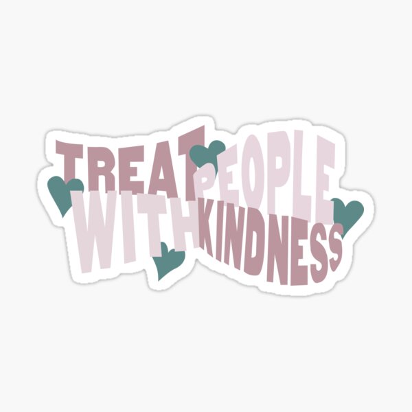Item preview, treat people with kindness in purple  designed and sold by maferpct.
