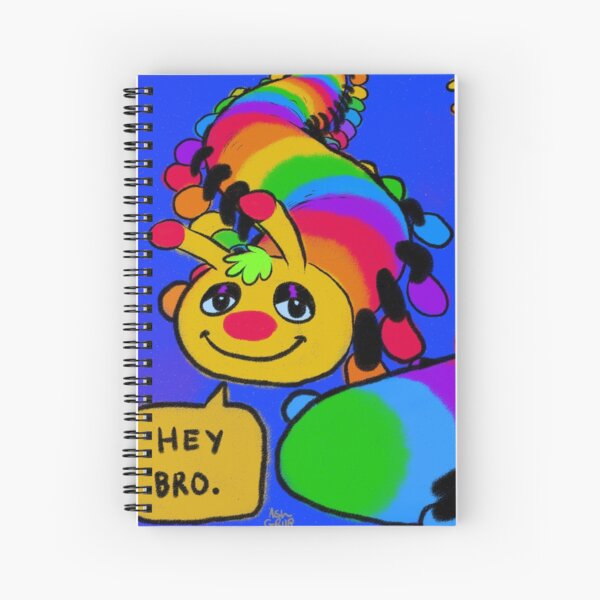 the worm Spiral Notebook