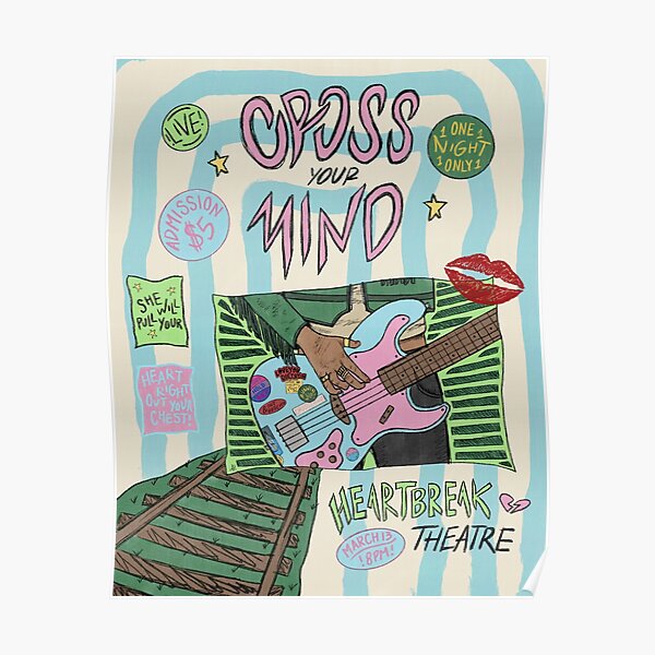 ¡cruzar tu mente! cartel de concierto Póster